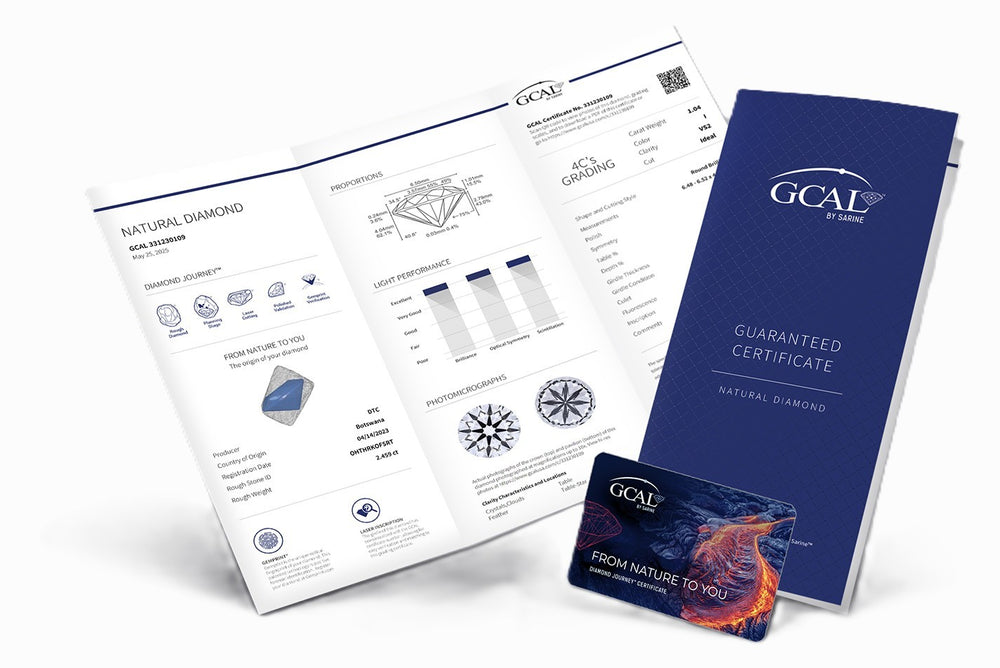 Diamond certification document