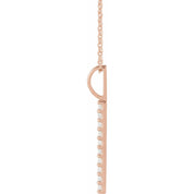 Diamond Bar Necklace