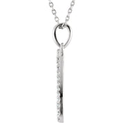 Diamond Musical Note Necklace