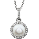 Pearl Halo Necklace