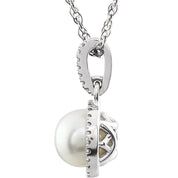 Pearl Halo Necklace