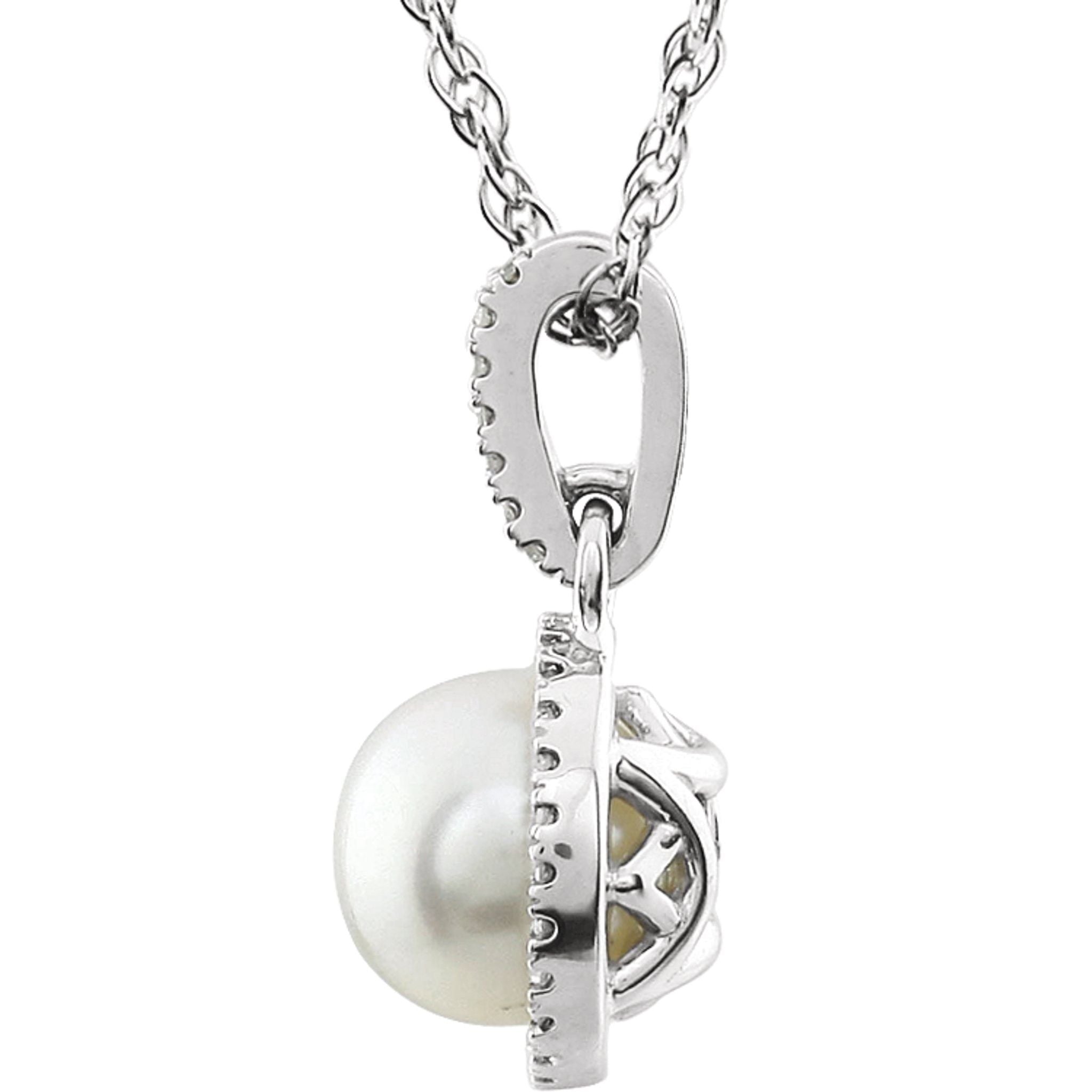 Pearl Halo Necklace