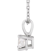 Diamond Solitare Necklace