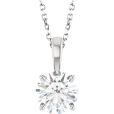 Diamond Solitare Necklace