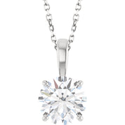 Diamond Solitare Necklace