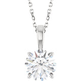 Diamond Solitare Necklace