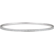 Set of 3 Diamond Bangle Bracelets