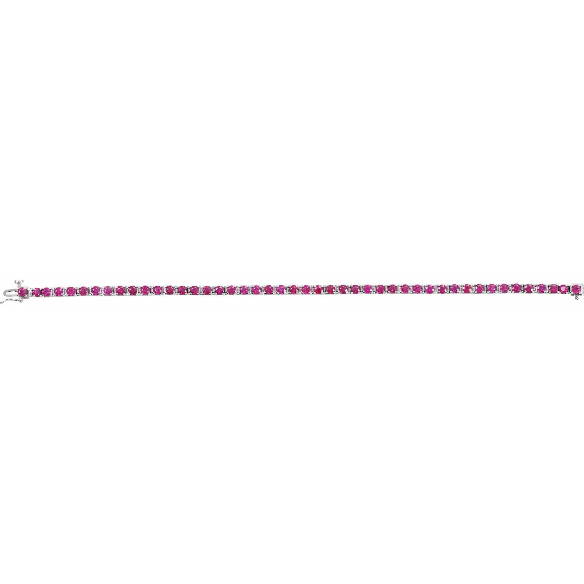 Ruby Tennis Bracelet