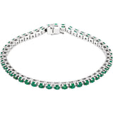 Emerald Tennis Bracelet