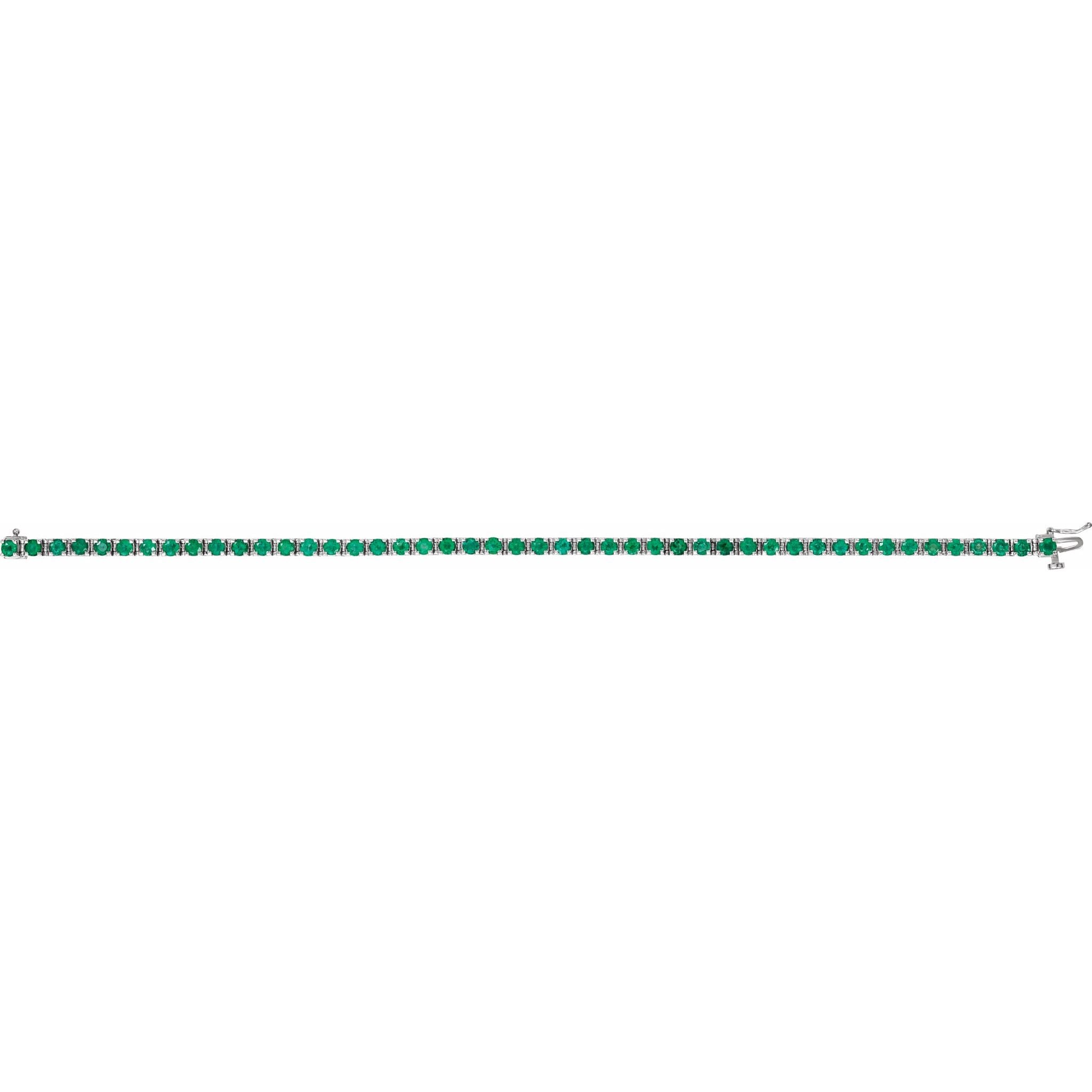 Emerald Tennis Bracelet