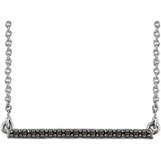 Diamond Bar Necklace
