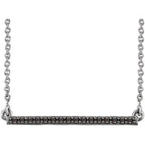 Diamond Bar Necklace