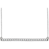 Diamond Bar Necklace