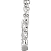 Diamond Bar Necklace