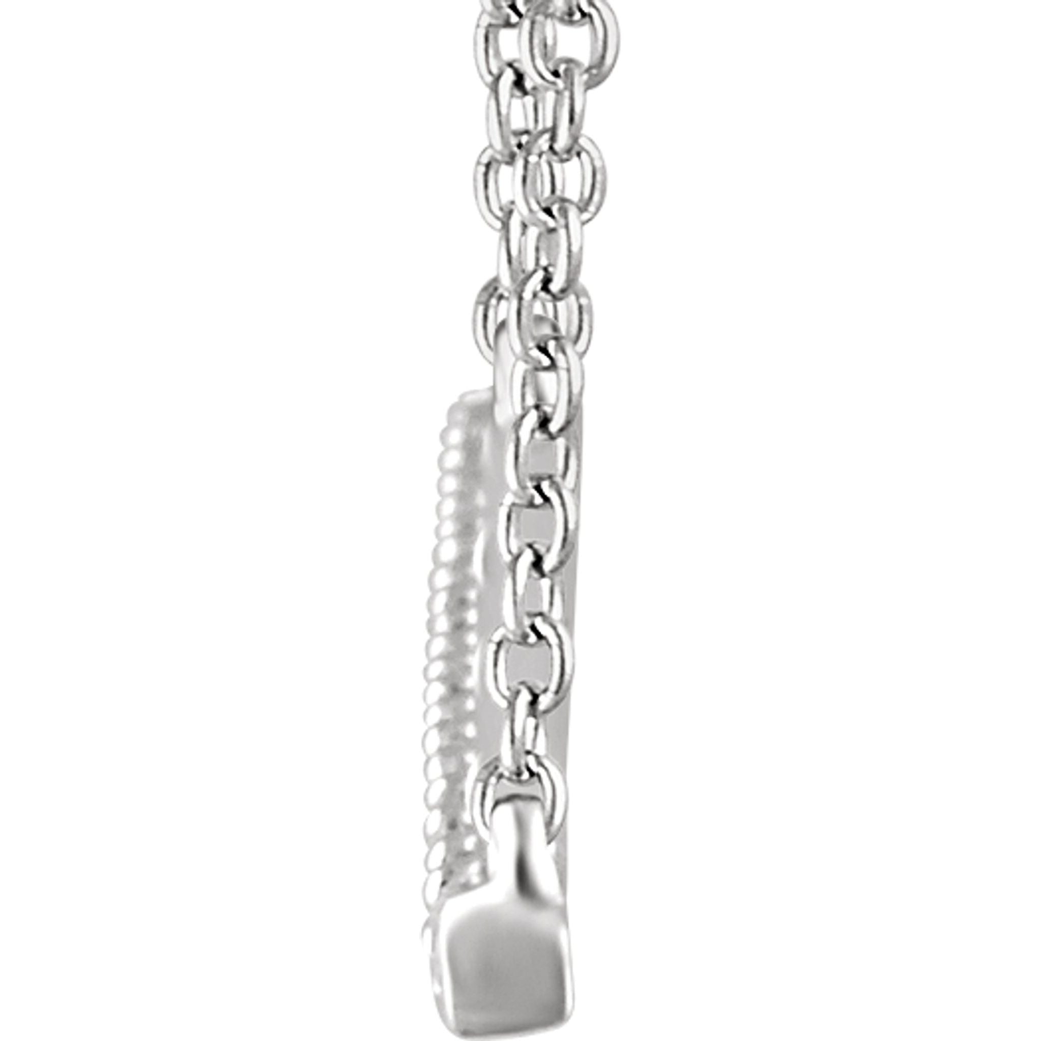 Diamond Bar Necklace