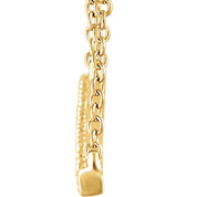 Diamond Bar Necklace