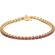 Ruby Tennis Bracelet