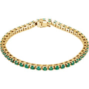 Emerald Tennis Bracelet