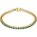 Emerald Tennis Bracelet