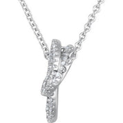 Diamond Interlocking Circles Necklace