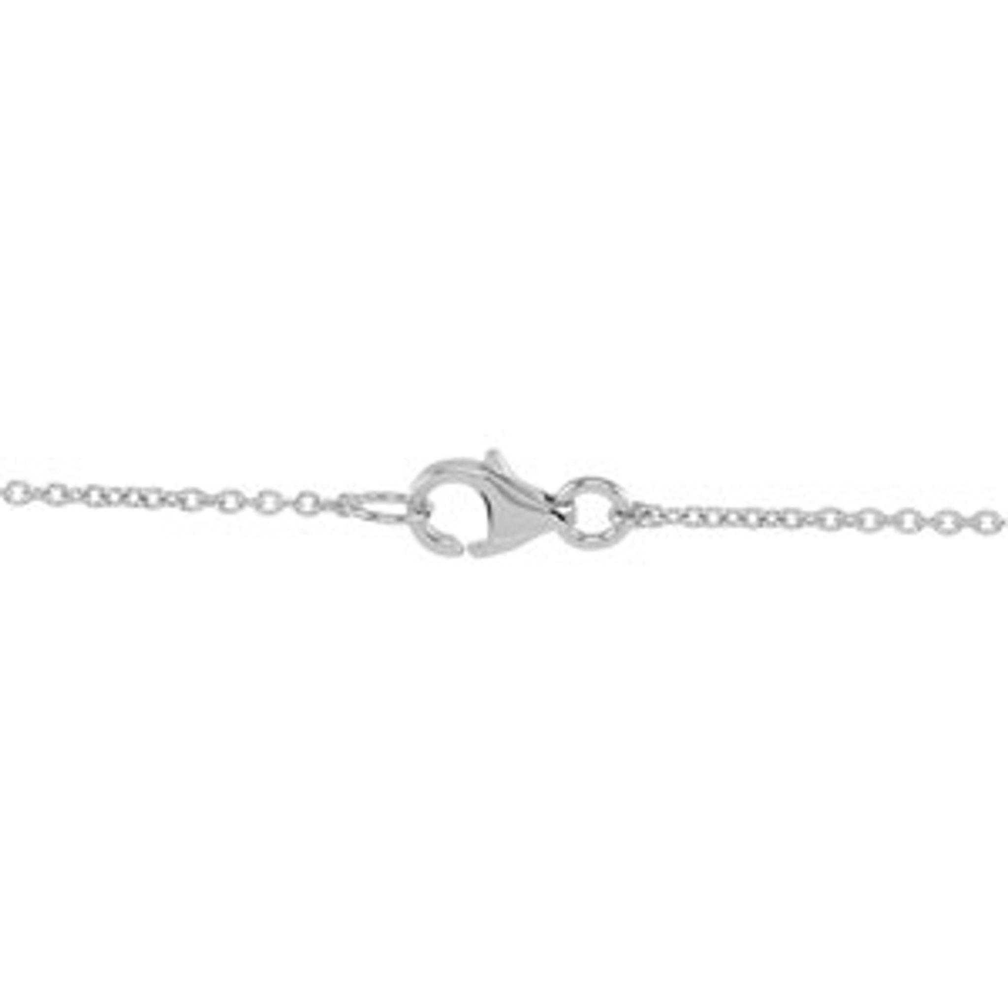 Diamond Interlocking Circles Necklace
