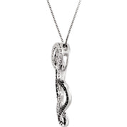 Diamond Interlocking Hearts Necklace