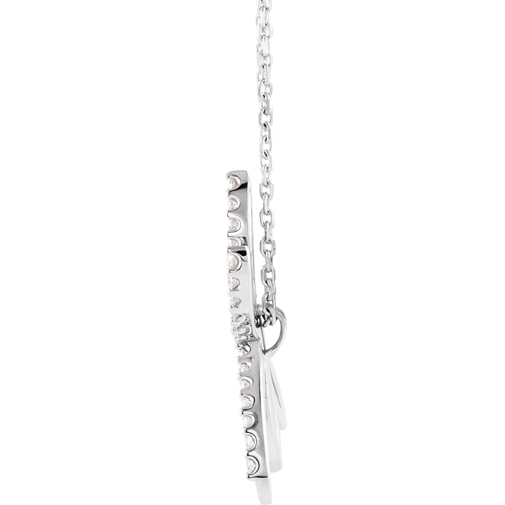 Diamond Dragonfly Necklace