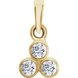 Diamond Three-Stone Necklace