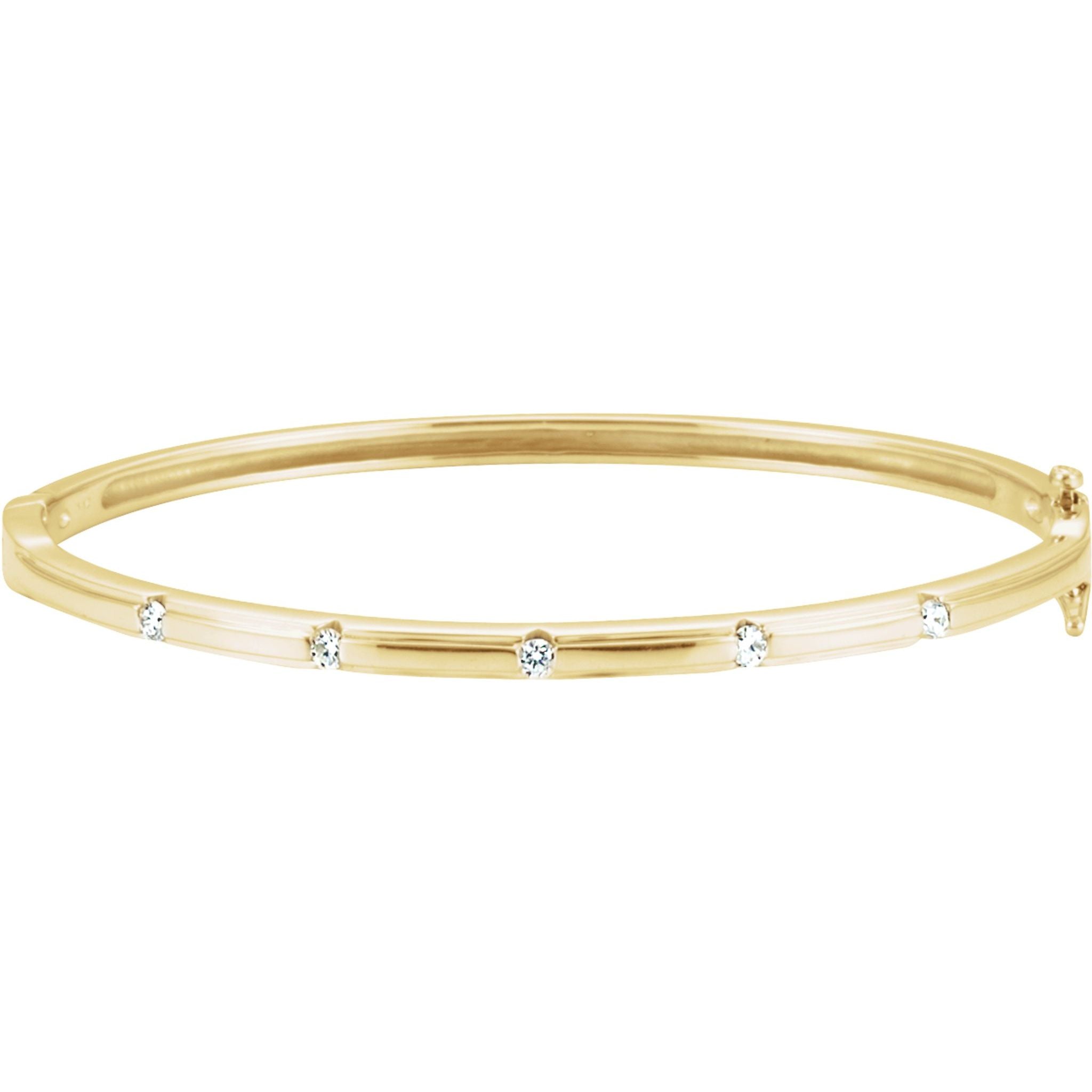 Diamond Accent Bangle Bracelet