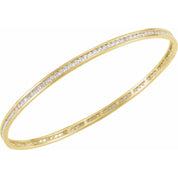 Set of 3 Diamond Bangle Bracelet