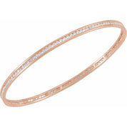 Set of 3 Diamond Bangle Bracelet