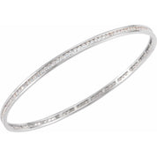 Set of 3 Diamond Bangle Bracelet