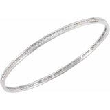 Set of 3 Diamond Bangle Bracelet