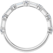 Diamond & Sapphire Stackable Ring