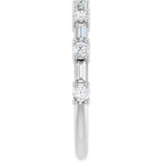 Diamond & Sapphire Stackable Ring