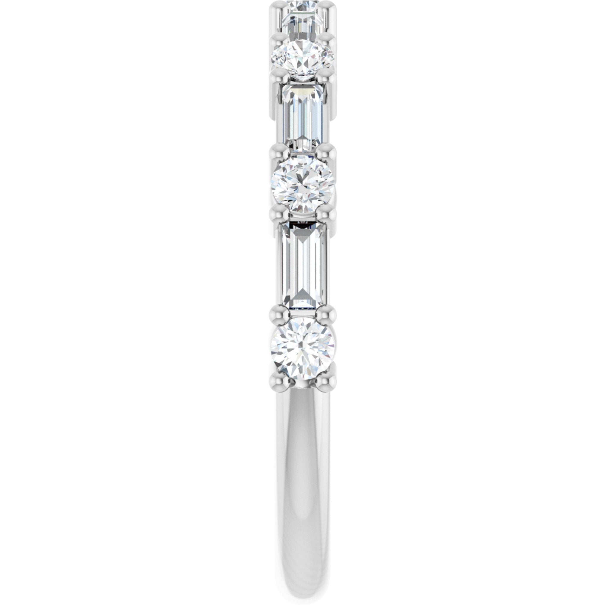Diamond & Sapphire Stackable Ring
