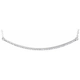 Diamond Bar Necklace