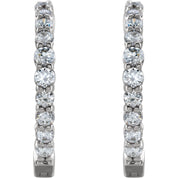 Diamond Hoop Earrings