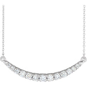 Diamond Bar Necklace