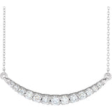 Diamond Bar Necklace