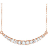 Diamond Bar Necklace