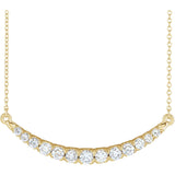 Diamond Bar Necklace