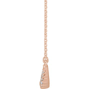 Diamond Bar Necklace