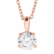 Diamond Solitare Necklace