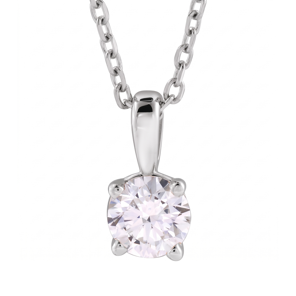 Diamond Solitare Necklace