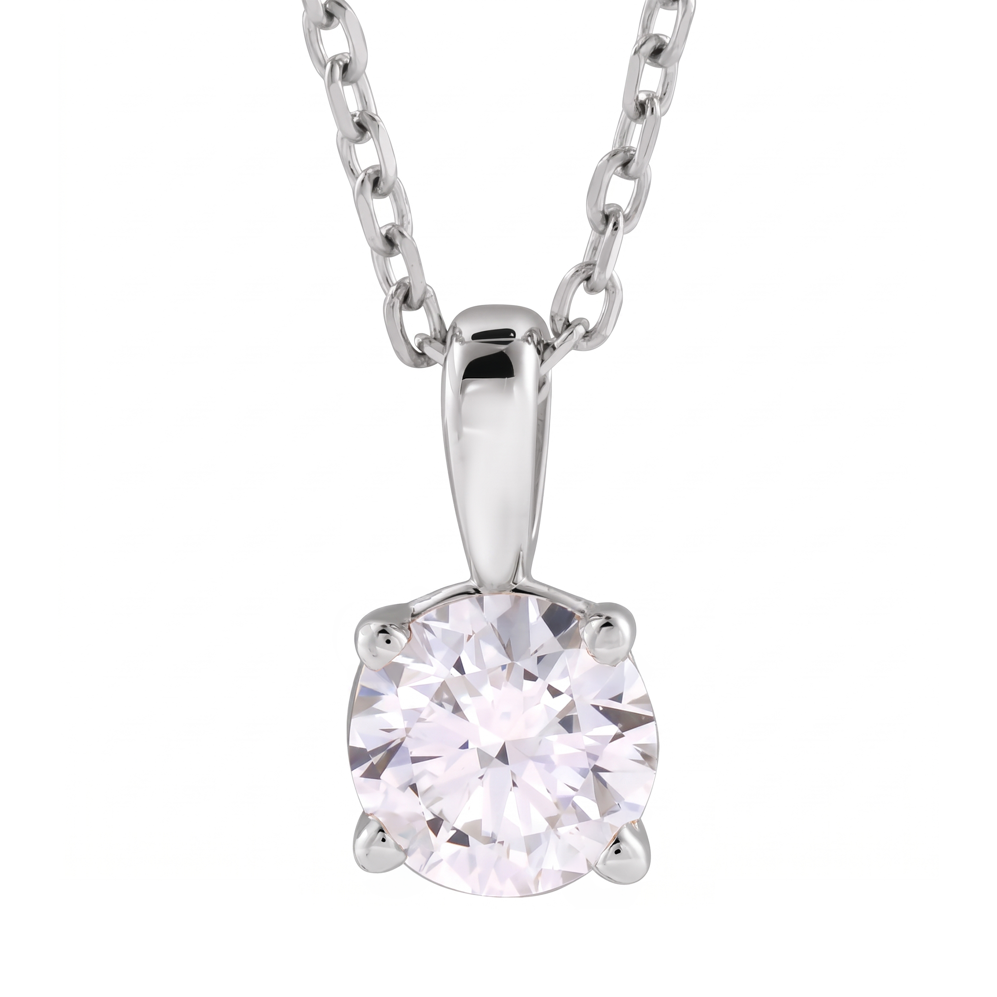 Diamond Solitare Necklace