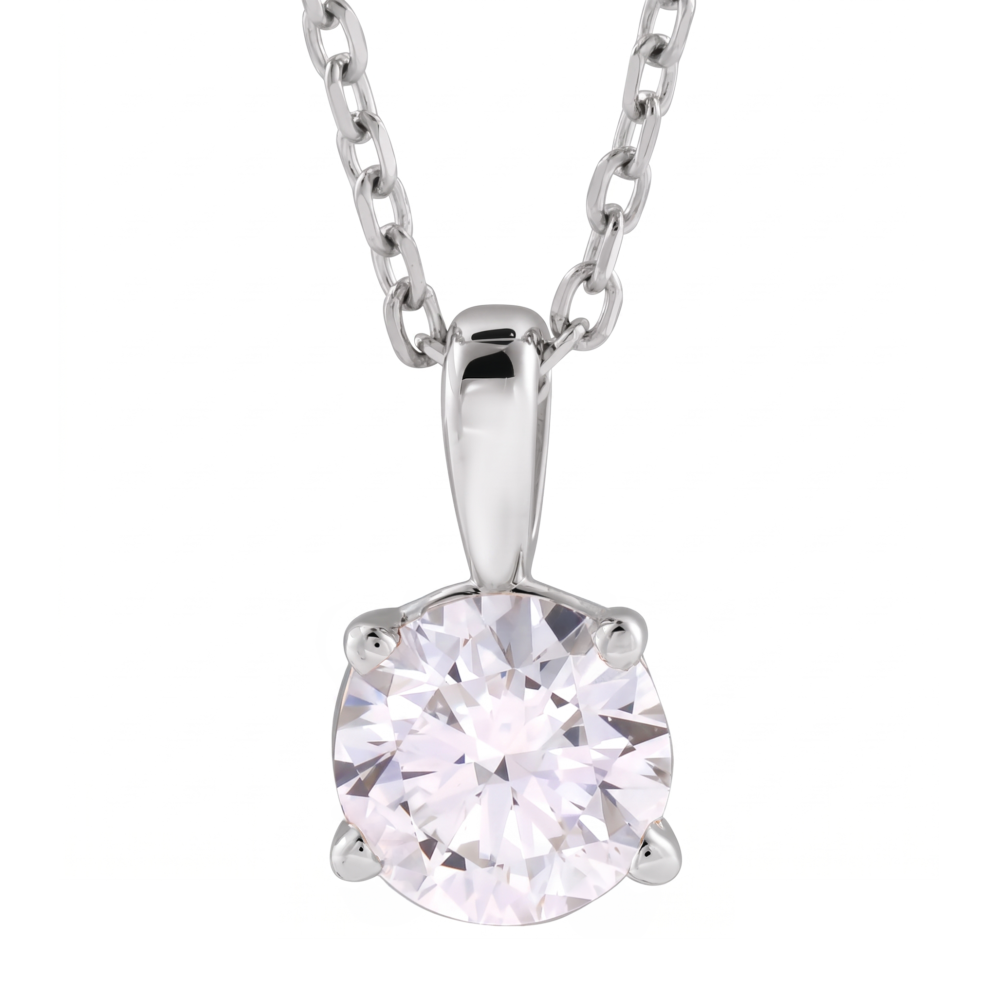 Diamond Solitare Necklace