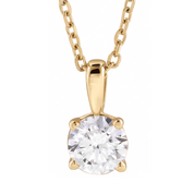 Diamond Solitare Necklace