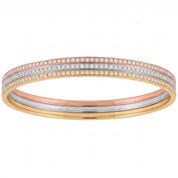 Set of 3 Diamond Bangle Bracelets