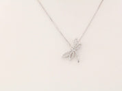 Diamond Dragonfly Necklace